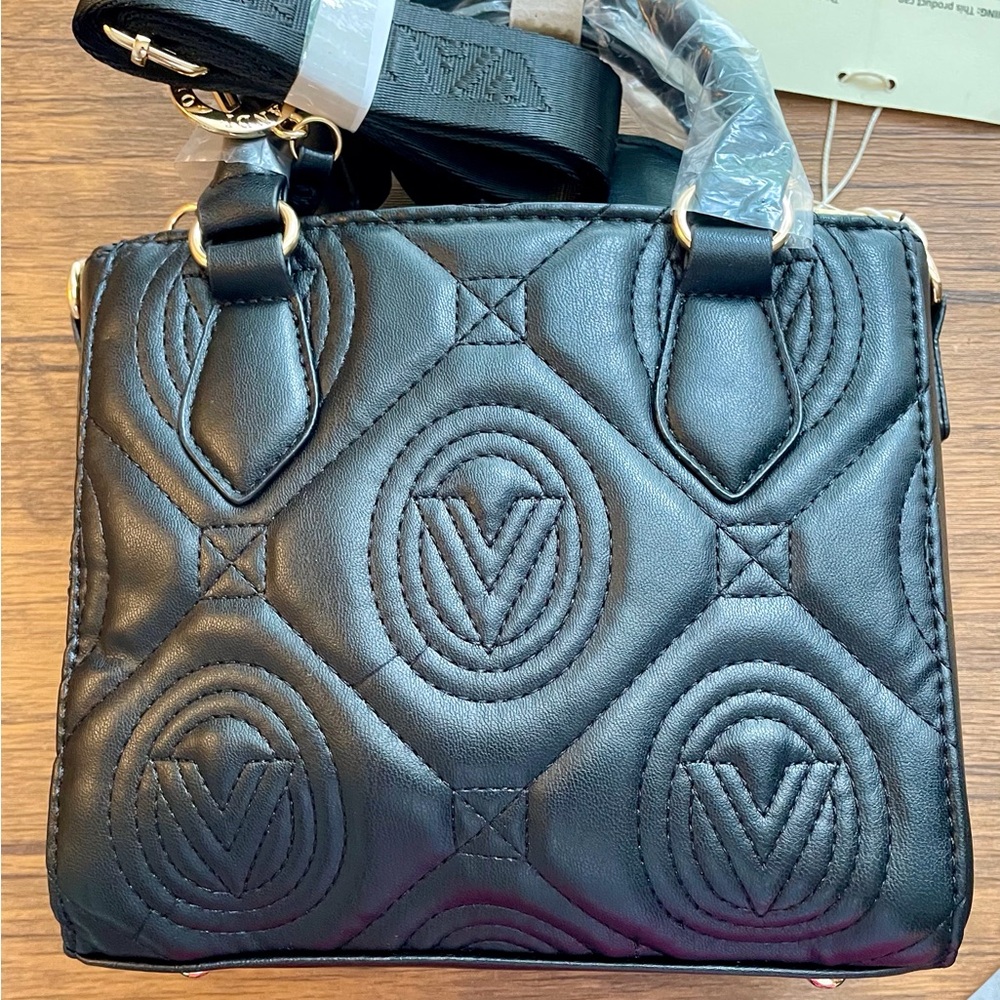 Valentino Orlandi Black Mini Bag with Quilted Design - Picture 2 of 4